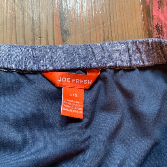 Blue Linen Skirt (L) - Picture 5 of 6